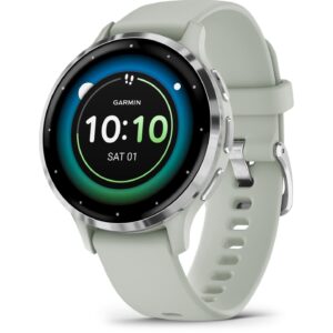 Garmin Venu 3S GPS Smartwatch - salbeigrau/silber